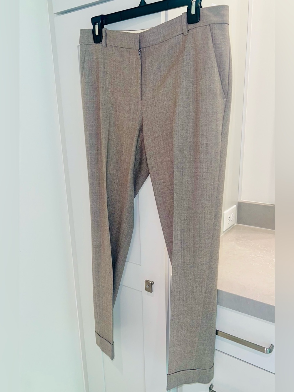 JIGSAW Tailored Pants With Pockets in Taupe-LIKE NEW